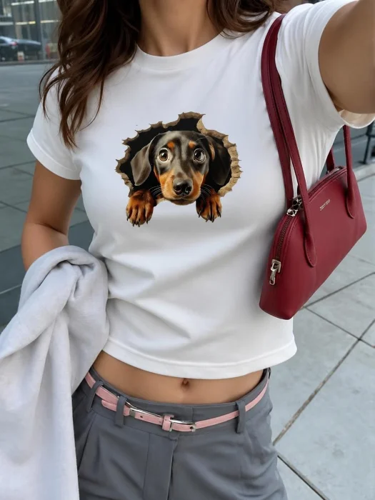 Remera Cachorro Algodón Premium