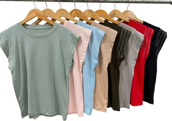 Remera Japonesa con Strass
