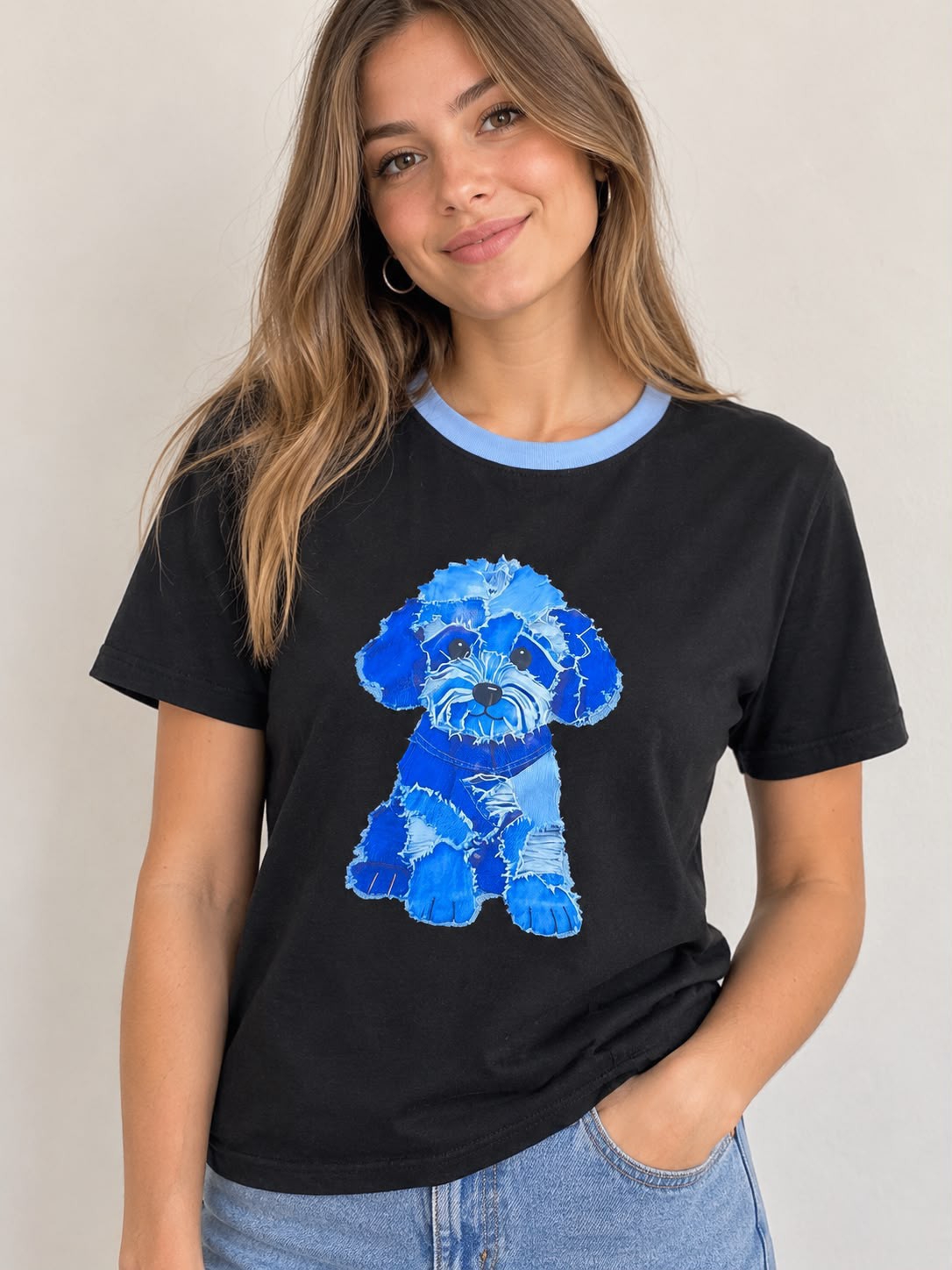 Remeras con Cuello Color - Imagen 2