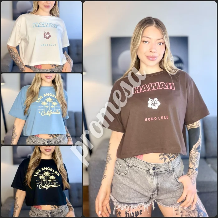 Remera Crop