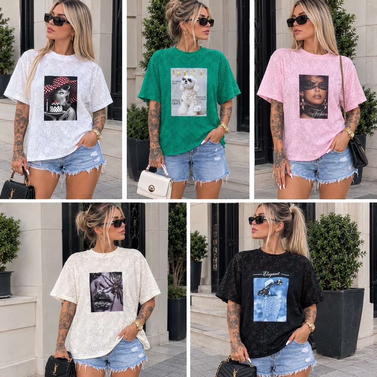 Remeras de Encaje - Imagen 2