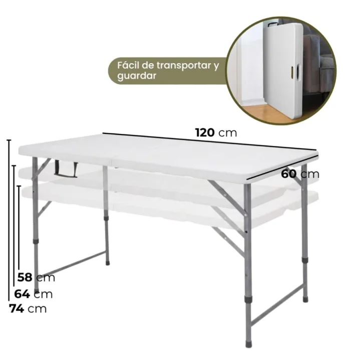 Mesa Extensible Varias Alturas