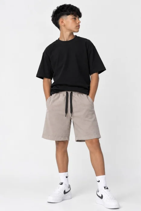 Short Liso Rustico Algodon Peinado