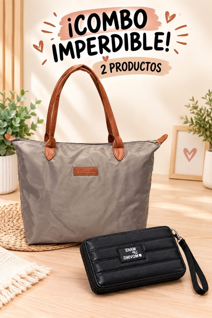*combos 2 Productos* 

 *bolso*  Impermeable Más Billetera Chica un Cierre - Imagen 2