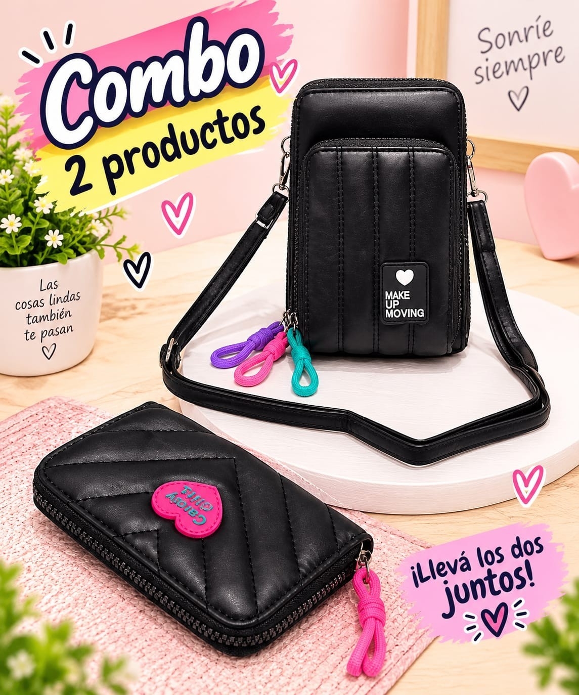 Combos 2 Productos* 

 *porta Celular* mas Billetera - Imagen 3