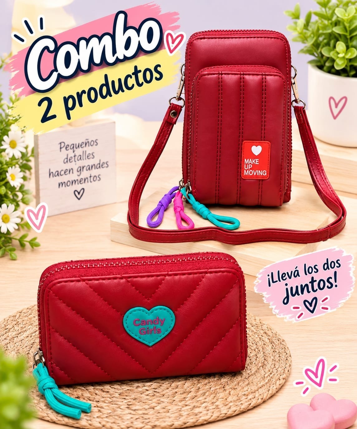 Combos 2 Productos* 

 *porta Celular* mas Billetera - Imagen 6