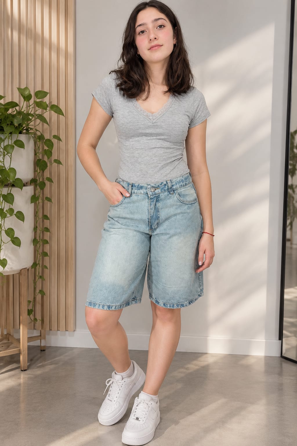 Bermuda Baggy Rígida Mujer Exo Localizada Tendencia - 66.5%20BERMUDA%20BAGGY%20RIGIDA%20EXO.jpeg