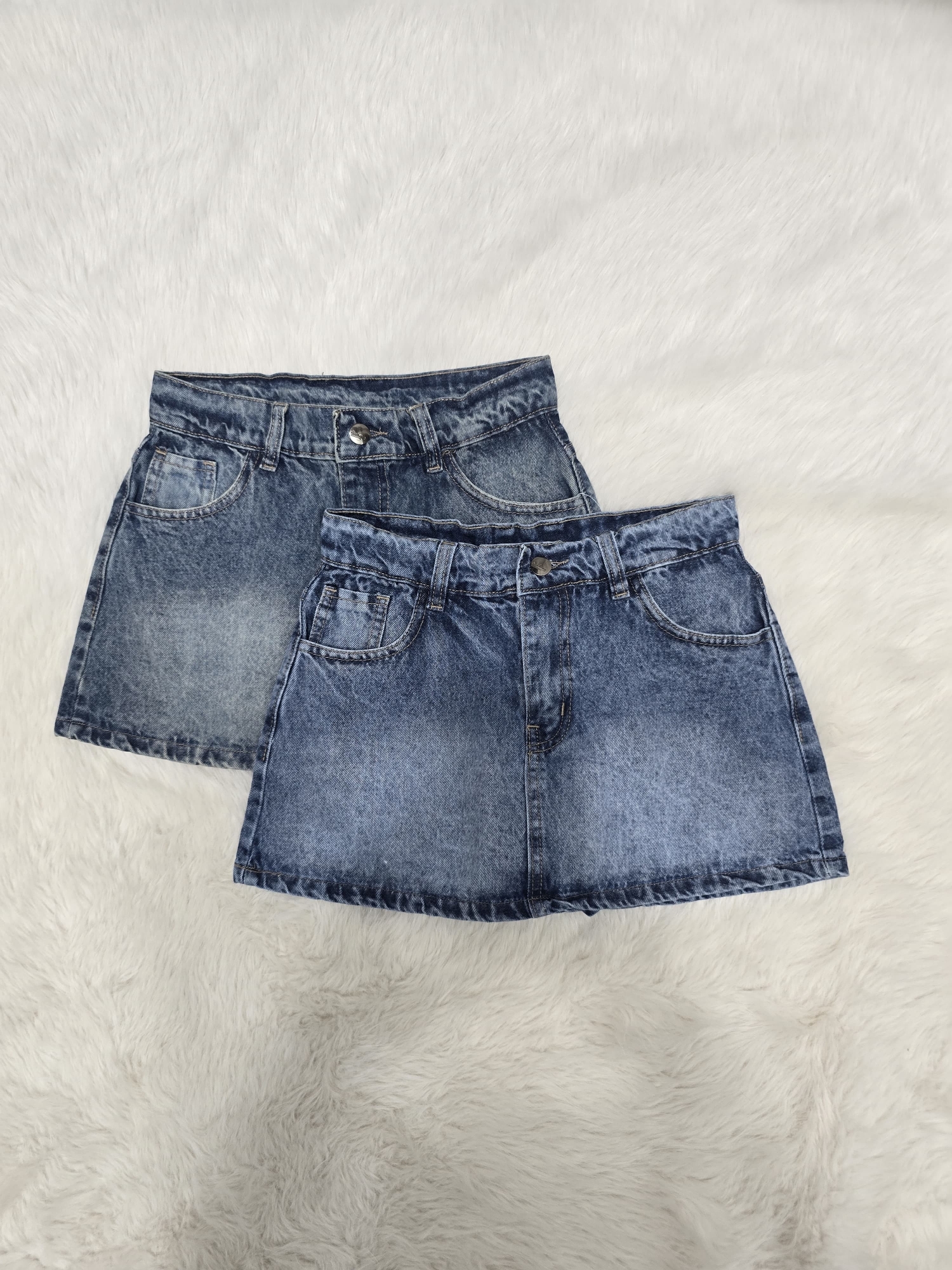 Short Pollera Jean Matizado - Imagen 2