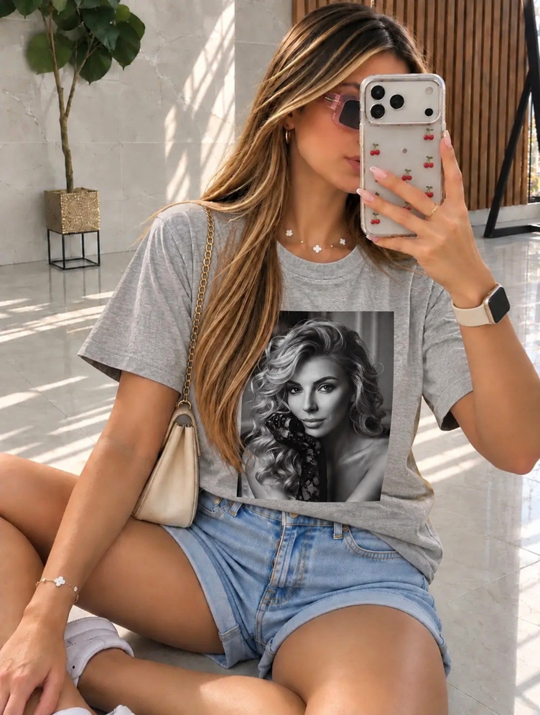 Remera Guante Encaje Algodón Premium 24.1 - Imagen 3