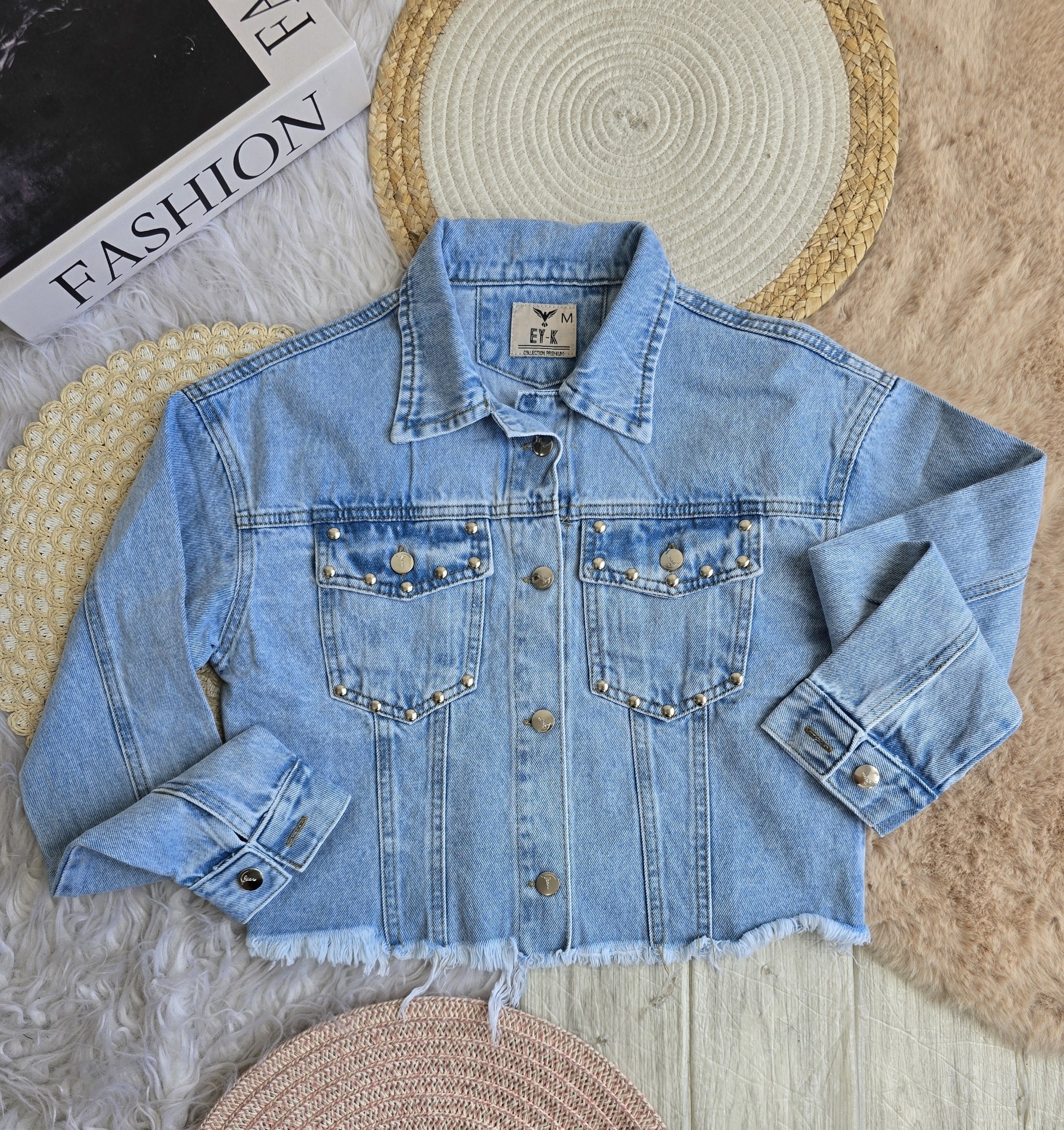 Campera Jeans Tachas - Imagen 3