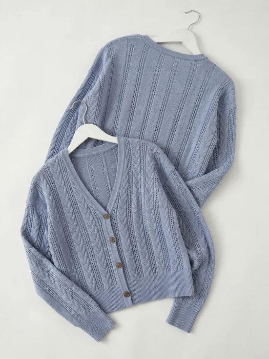 Saco Trenza Calado Tejido Lycra