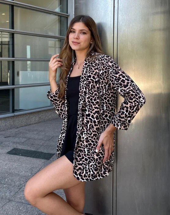 Blazer Animal Print