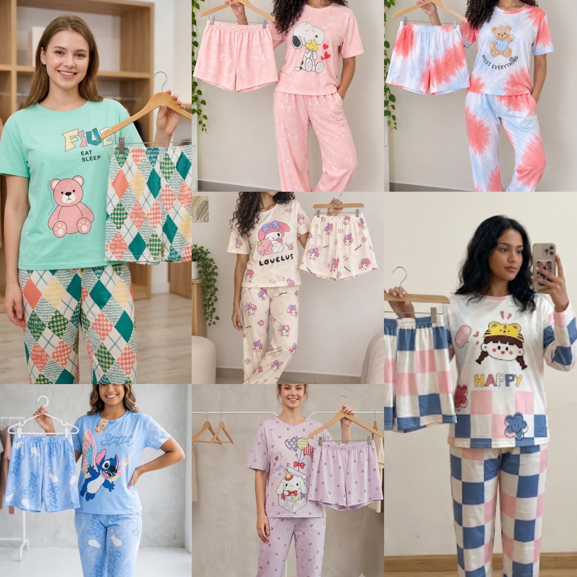 Pijamas 3 Piezas Docena $88.500 - Imagen 1