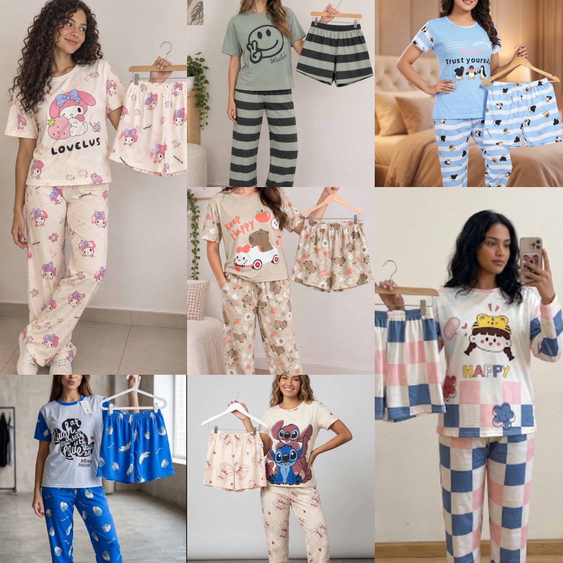 Pijamas 3 Piezas Docena $88.500 - Imagen 2