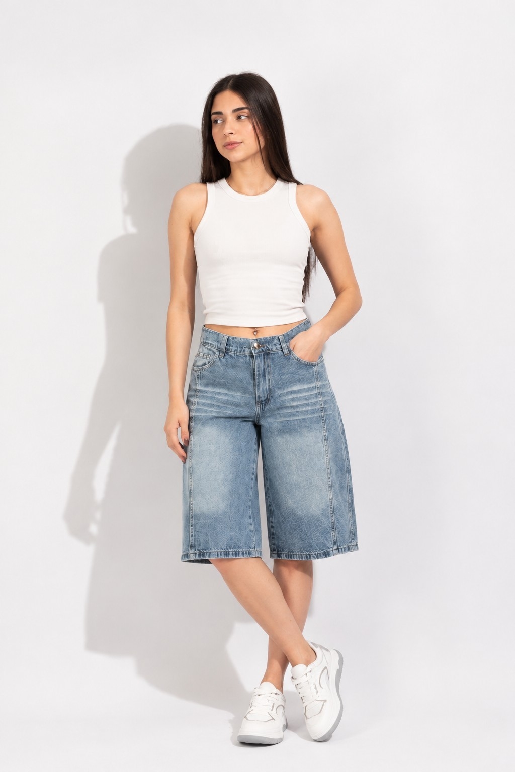 Bermuda Baggy Jeans - Imagen 2