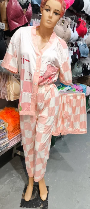 Pijamas de 3 Piezas