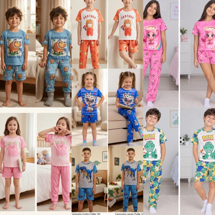 Pijama 3 Piezas de Niños Docena $78mil