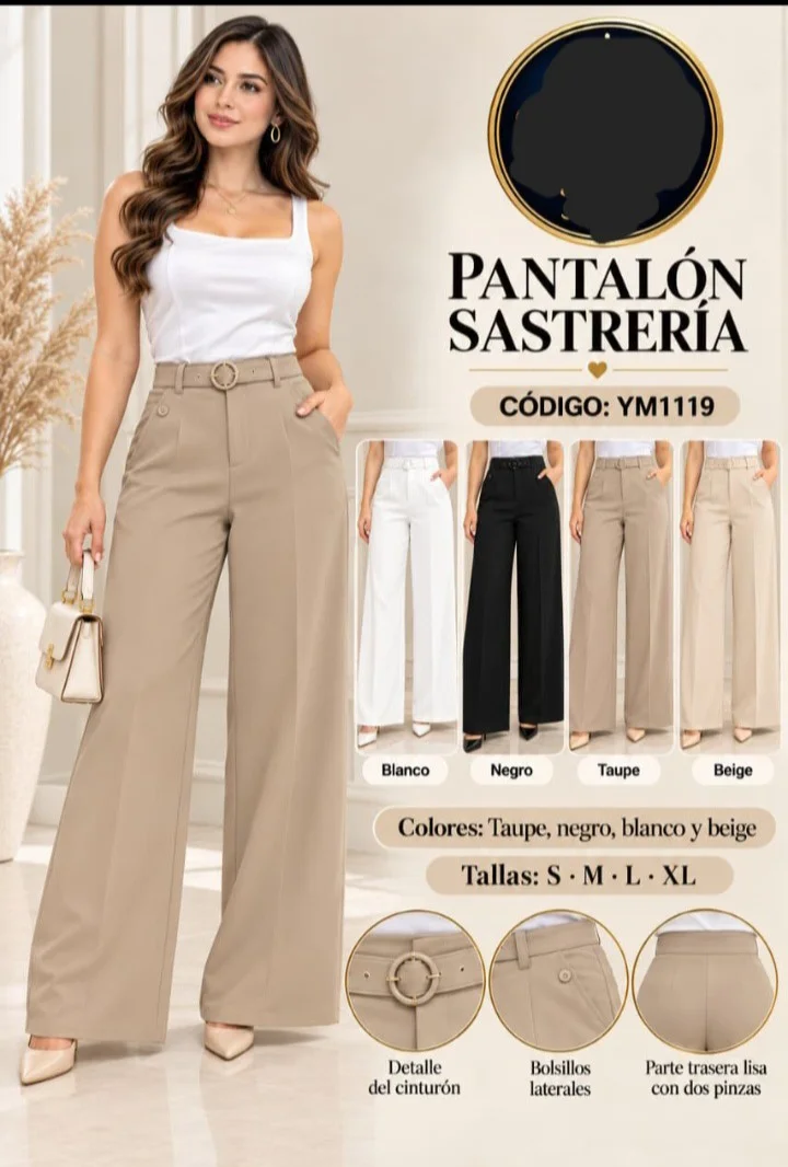 Pantalón Sastrero Elastizado_yoomito - Imagen 1