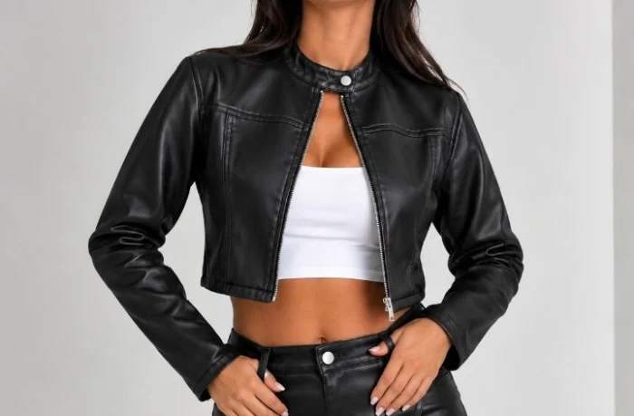 Chaquetas Cortas de Ecocuero
