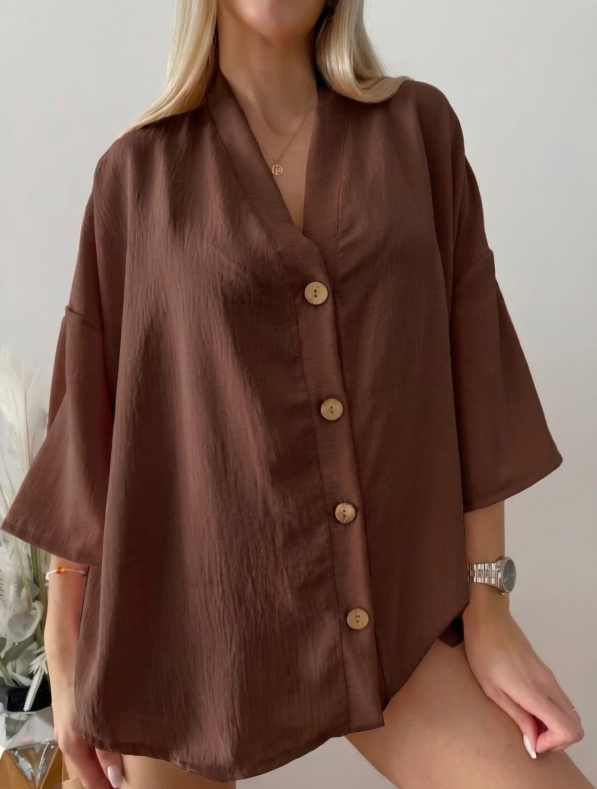 Camisa Over Lino Cey - Imagen 3