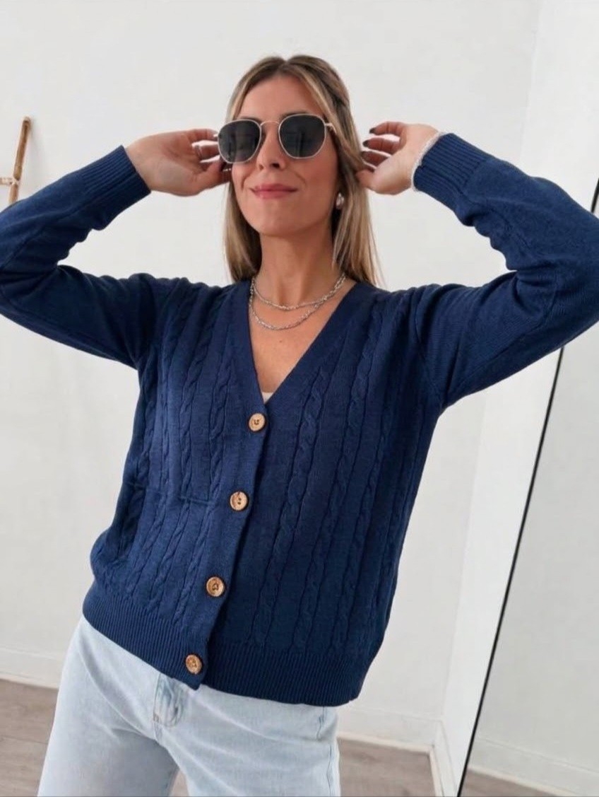 Cardigan Trenzado - Imagen 4