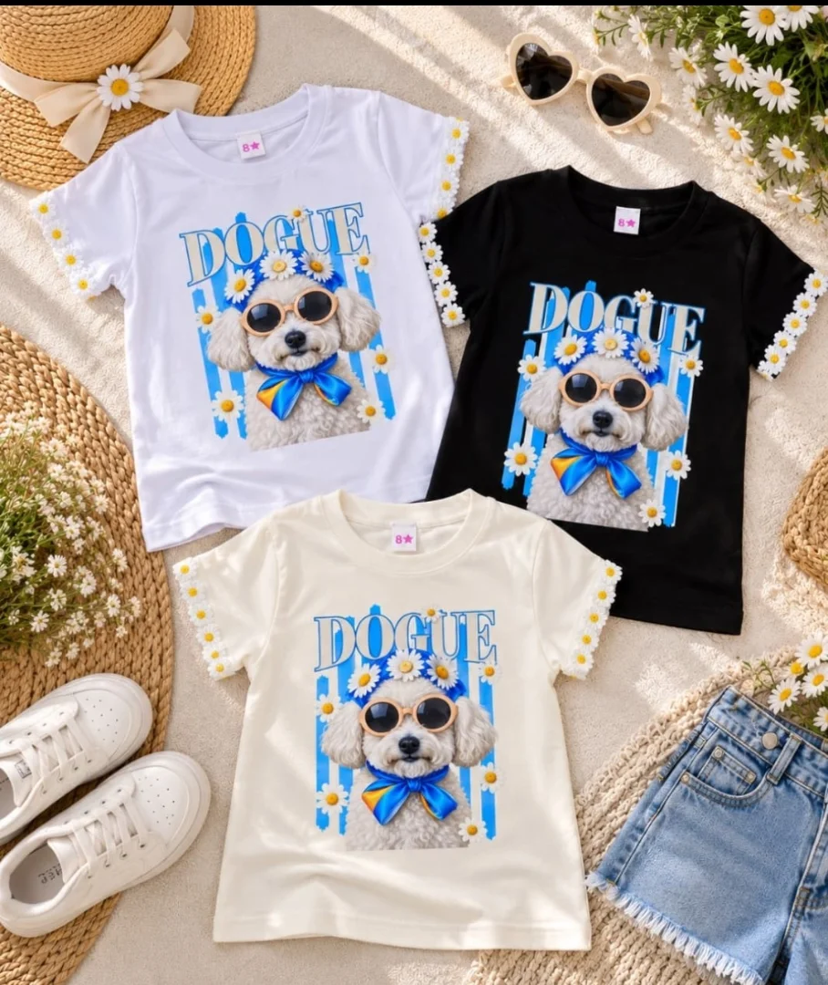 Remera de Nena con Aplique Margarita - Imagen 3