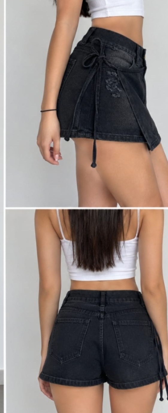 Short  Pollera con Lazo - Imagen 2