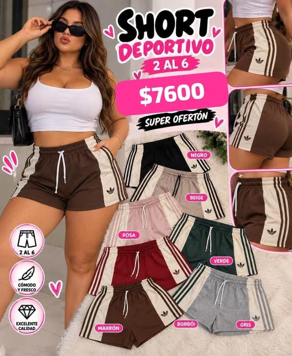 Oferta Short Adidasss