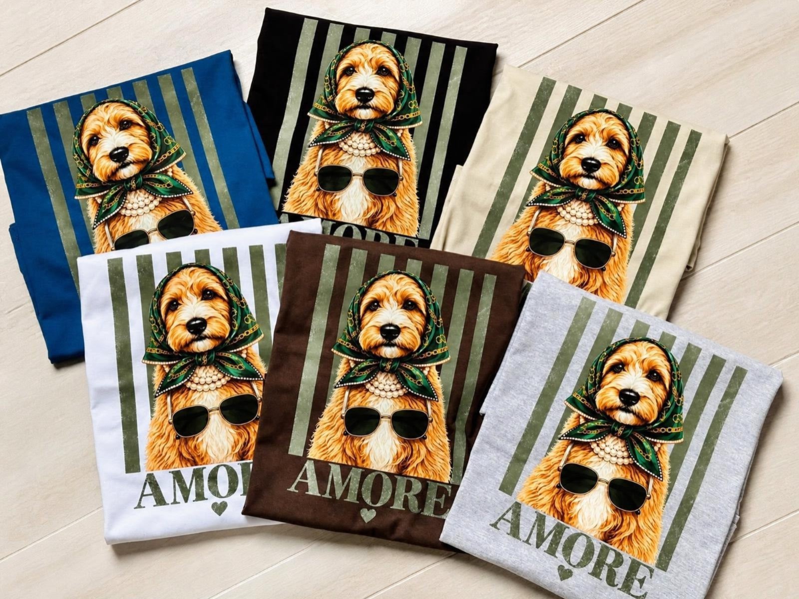 Remera Caniche Amore Algodón Premium 24.1 - Imagen 2