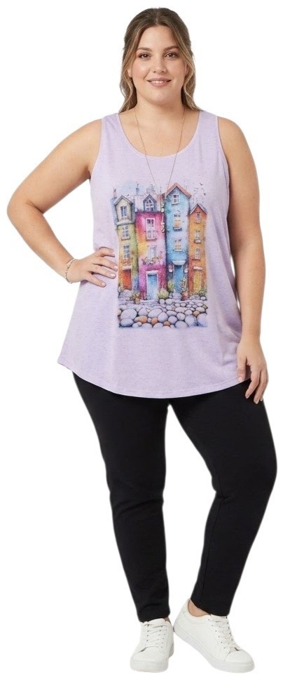 Musculosa Clásica Sublimadas T. Extra Amplio y Larga - Imagen 3