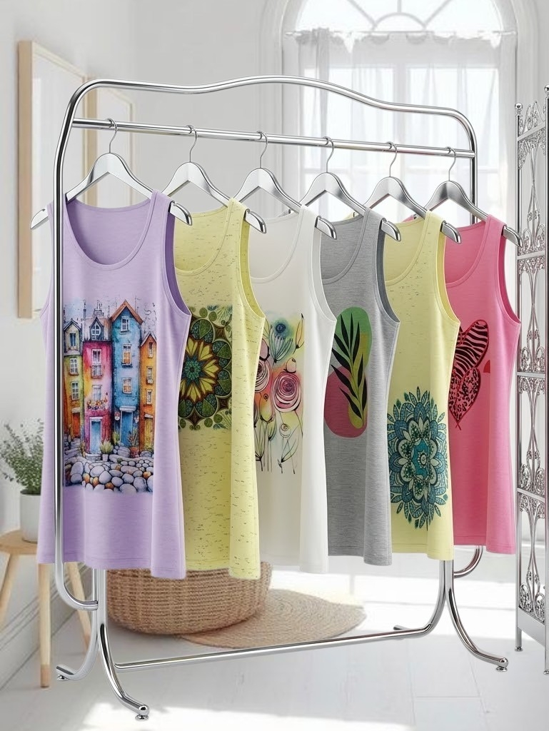 Musculosa Clásica Sublimadas T. Extra Amplio y Larga - Imagen 5