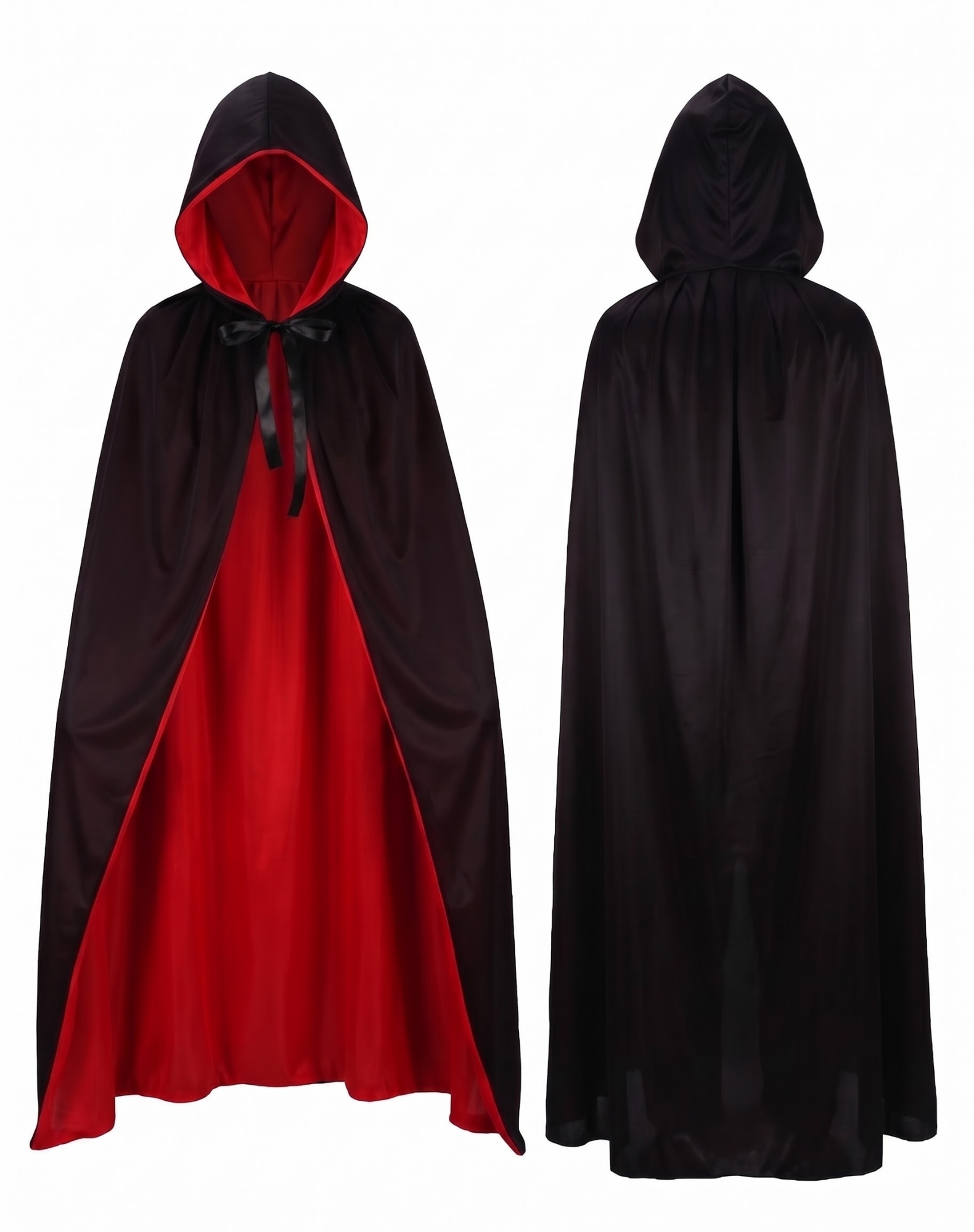 Capa Reversible Vampiro, Mide 106cm de Altura, Halloween - Imagen 2