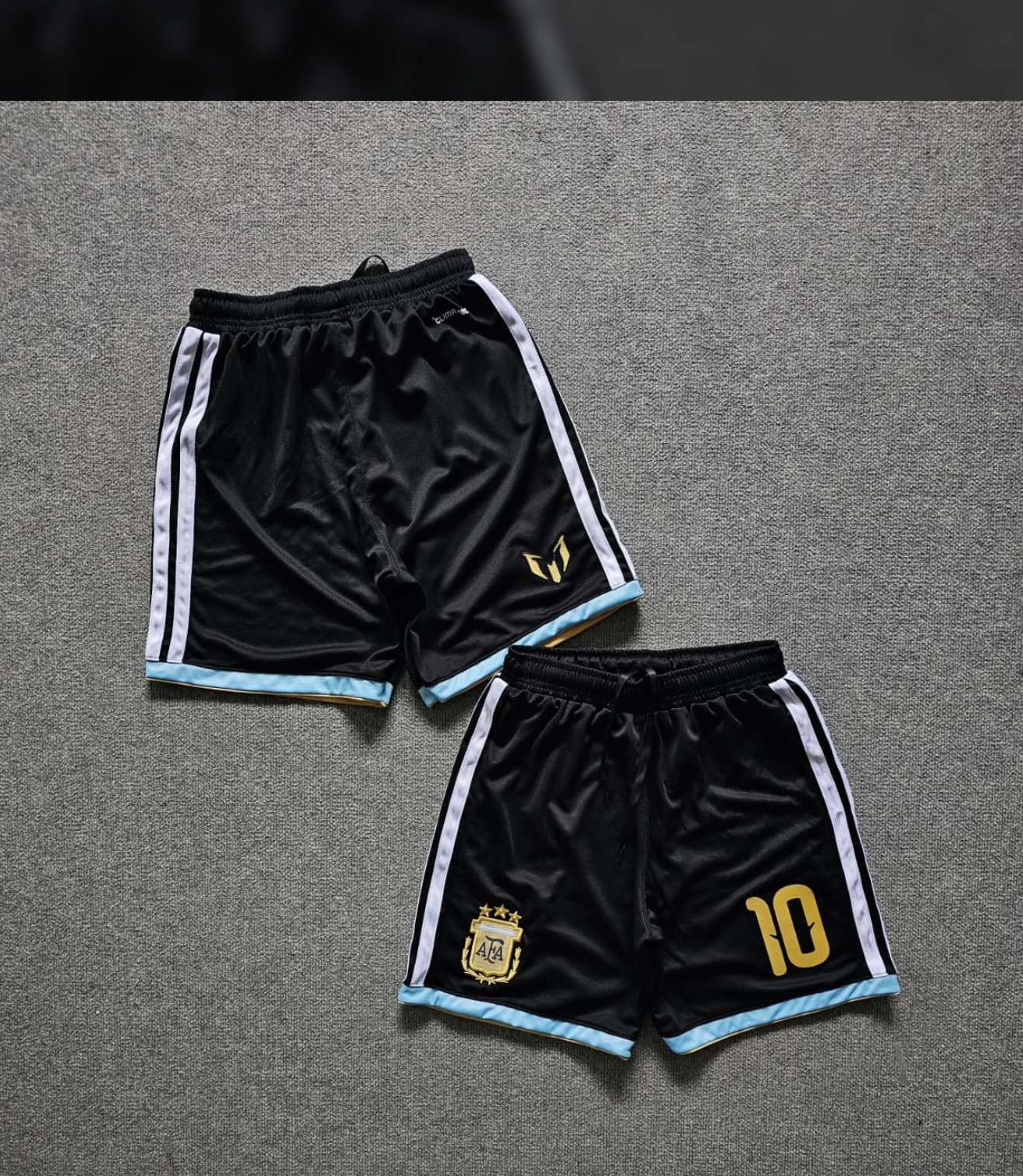 Short Homenaje Messi  y Dibu  Premium  Logos Bordados - IMG_0703.jpeg