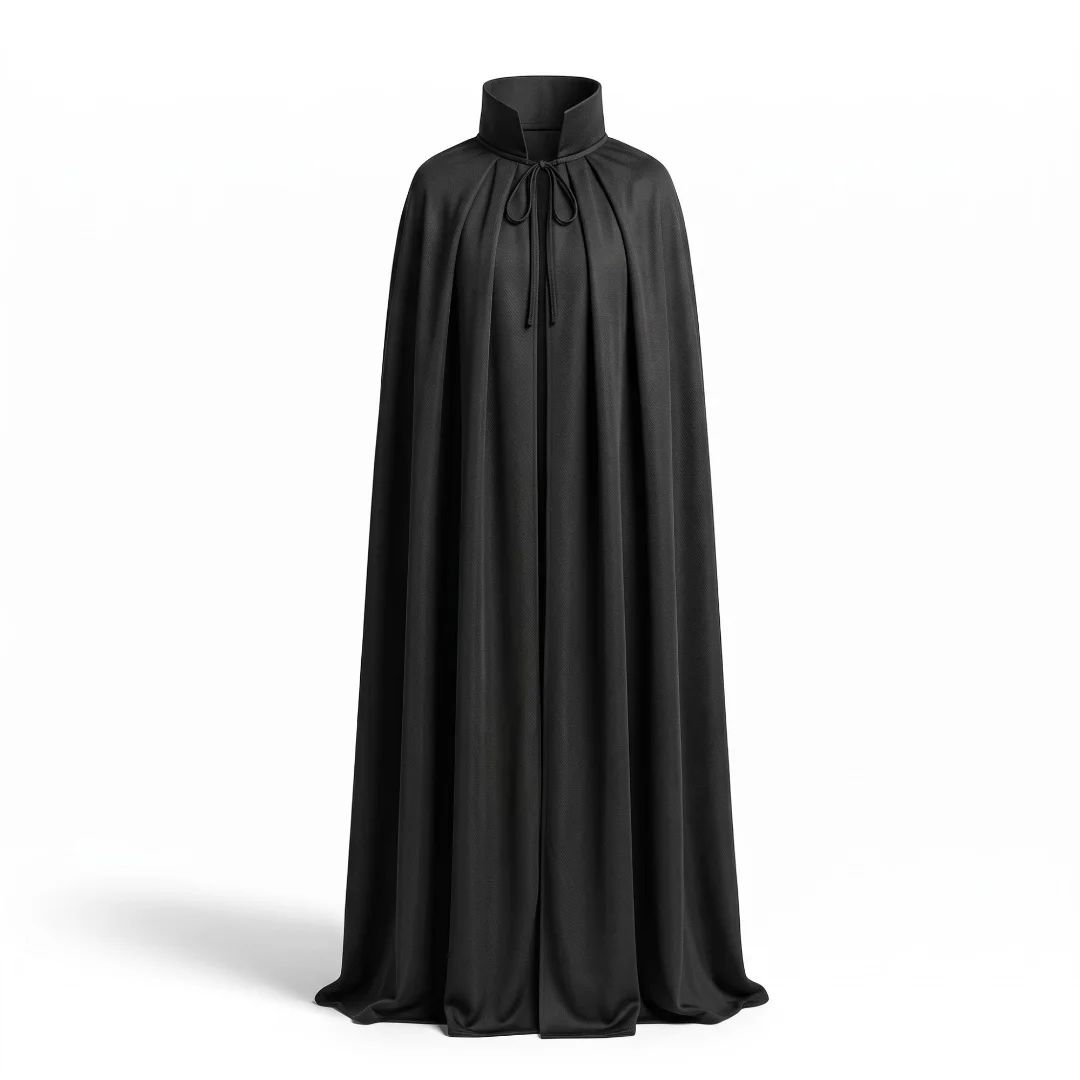 Capa Negra, Mide 115cm Aproximado, Halloween - Imagen 3