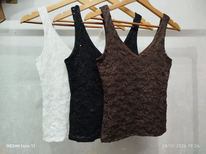 Musculosa Lentejuela