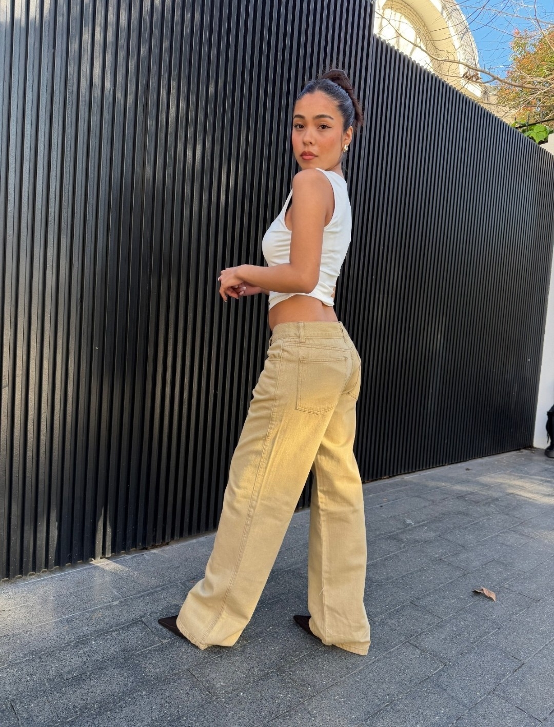 Wide Leg Beige Amalia - Imagen 3