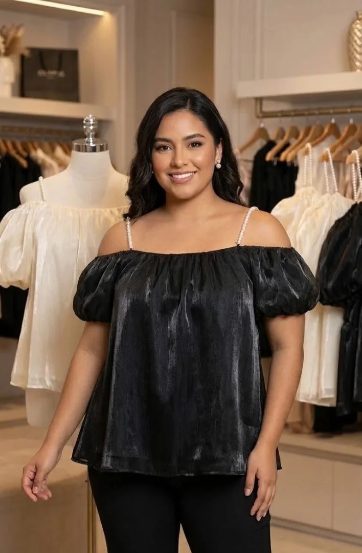 Musculosa con Perlas - Imagen 2