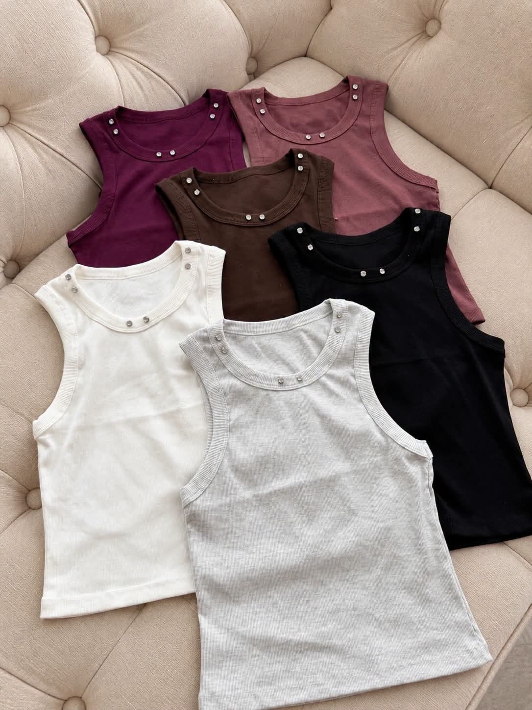 Musculosa Morley Pesado con Gemas - Imagen 2
