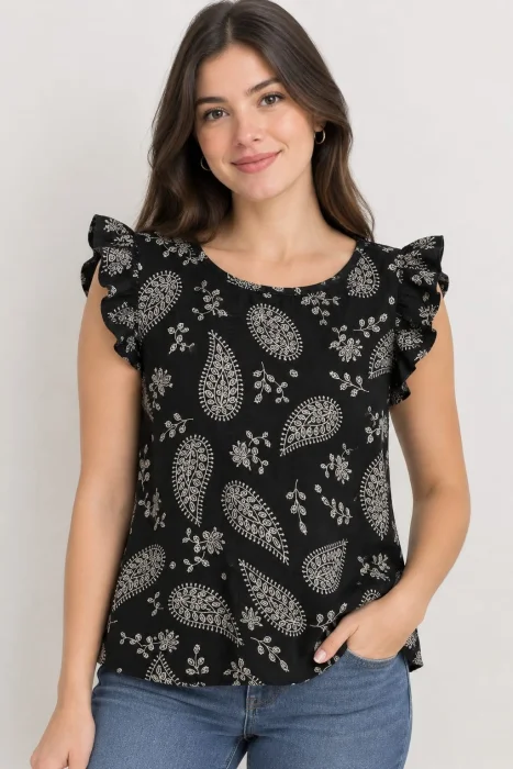 Blusa con Volados