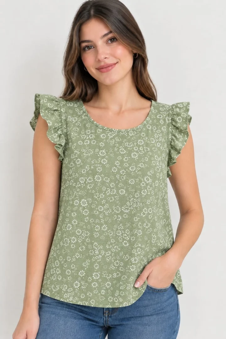 Blusa con Volados - Imagen 1