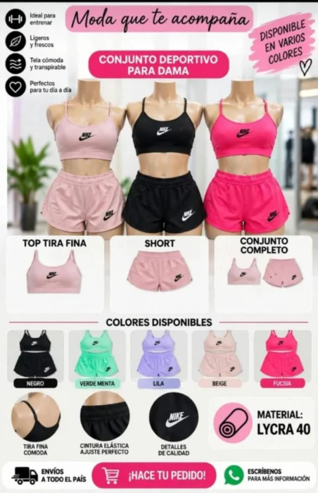Conjunto Lycra Dama