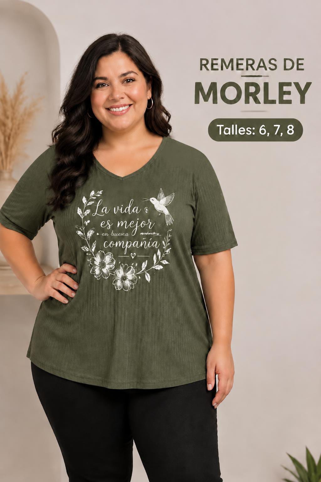 Remera de Morley Viscosa Elastizada - Imagen 2
