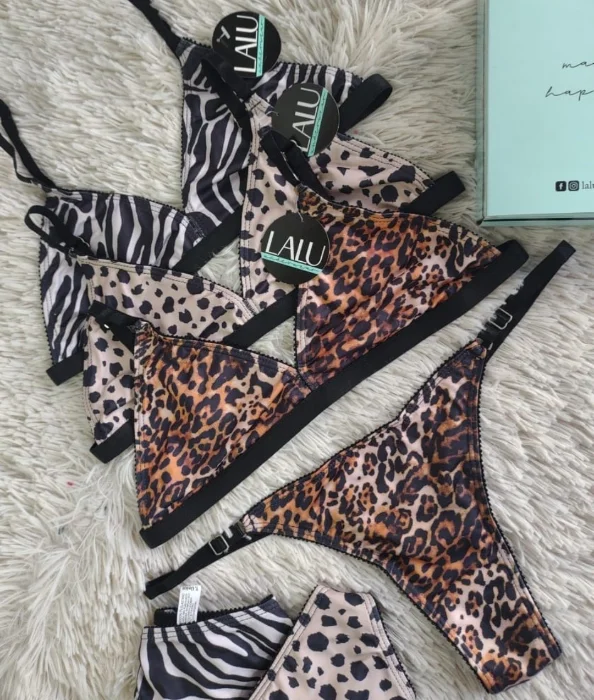 Bralette Lalu Print por Docena o Media Docena