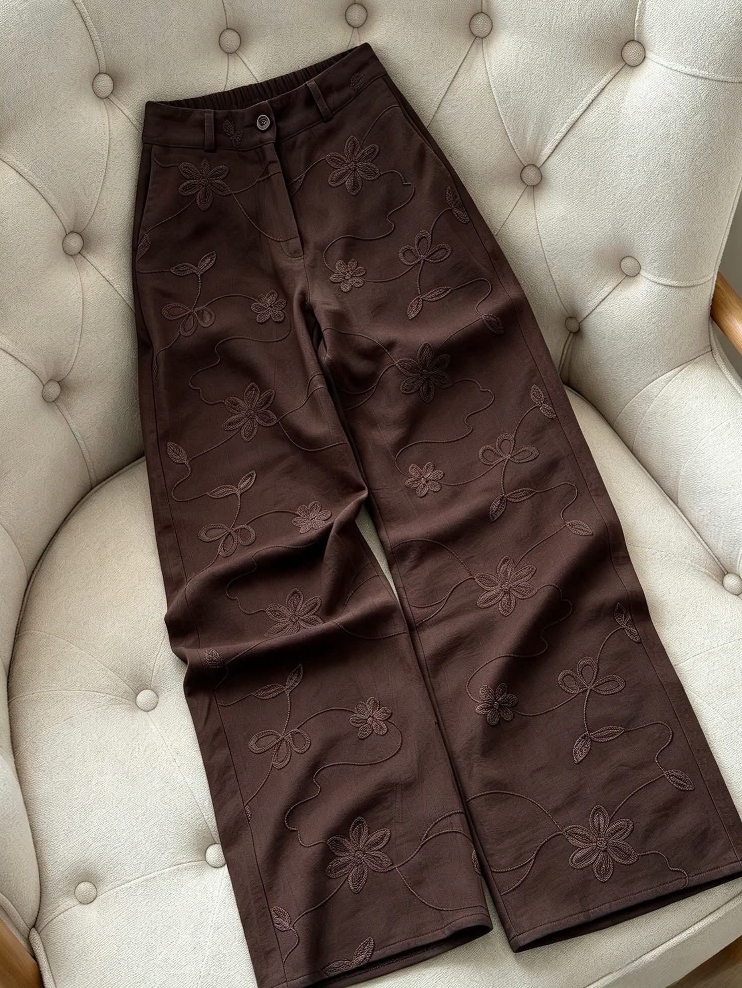 Pantalón Sastrero Bordo Tendencia - Imagen 3