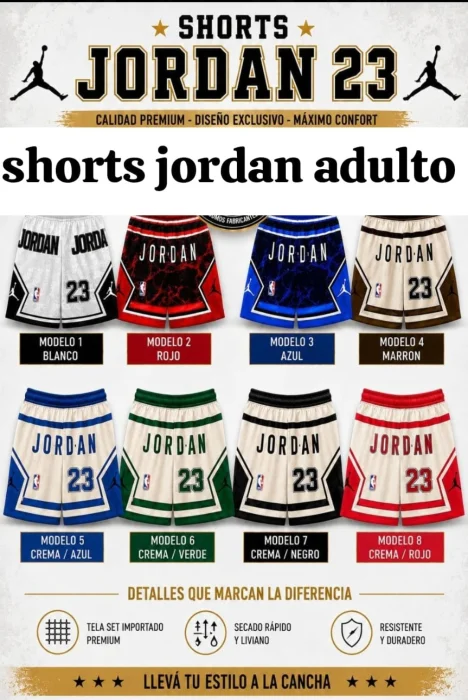 Shorts Jordan Adulto Premium
