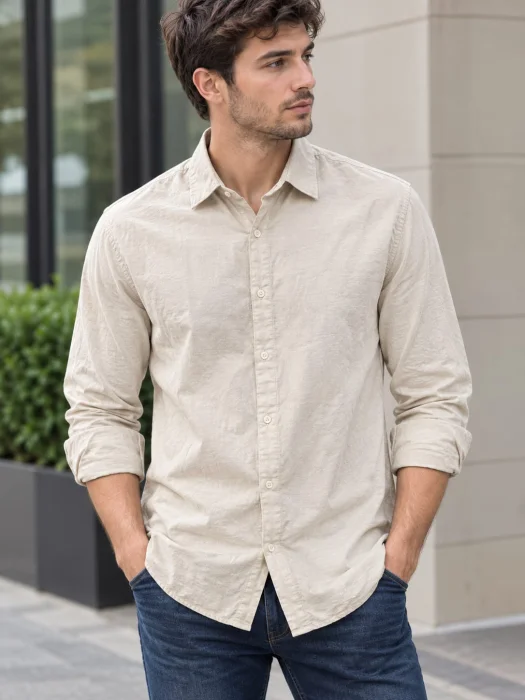 Camisa de Lino Importada