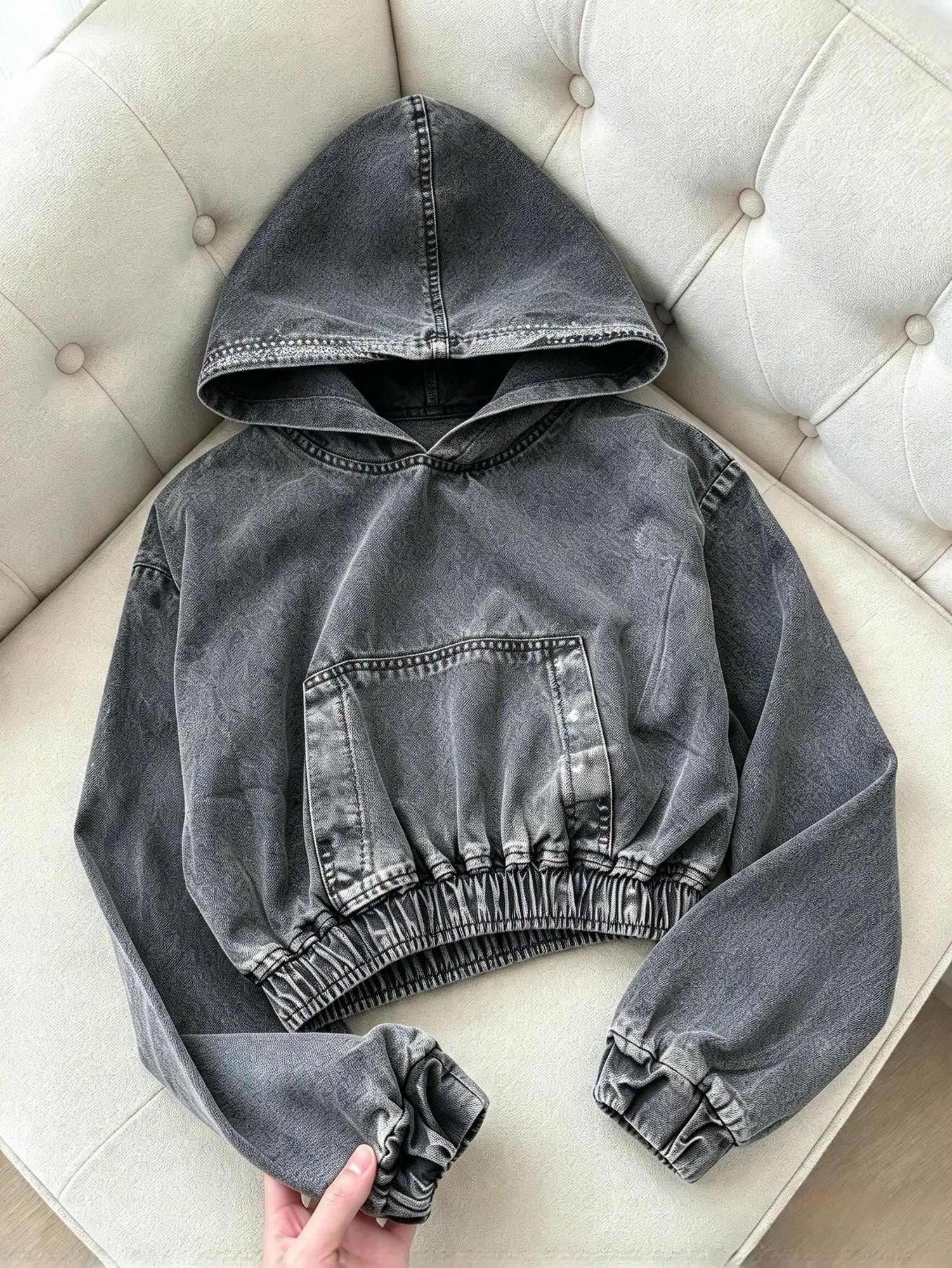 Buzo Denim Strass - Imagen 5