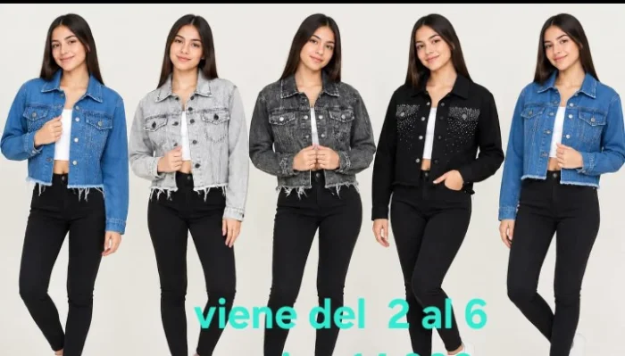Camperas Jeans Mujer