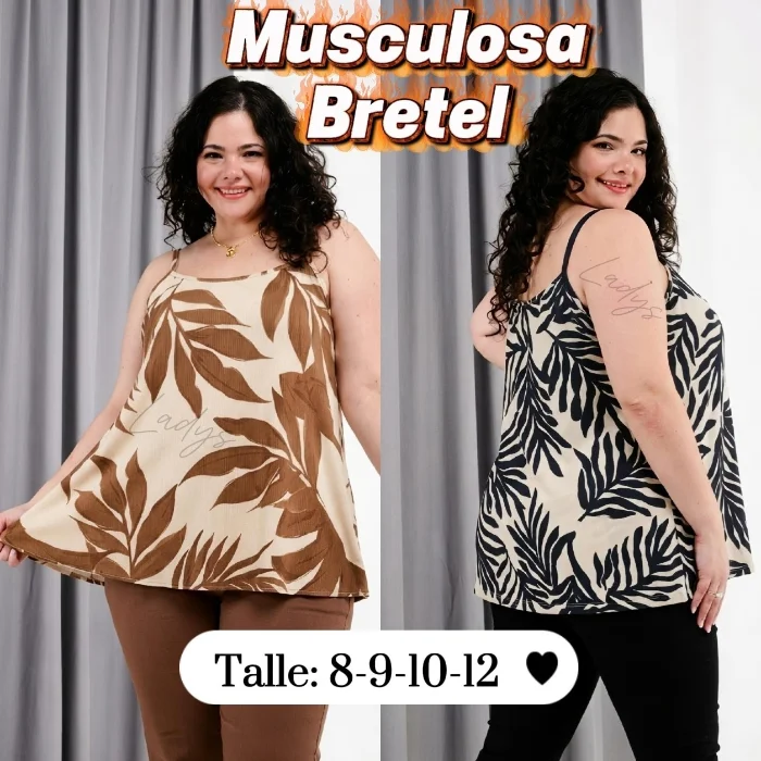 Musculosa Bretel 8 al 12 Especial