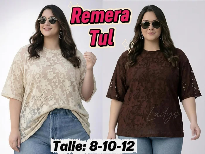 Remera Tul 8 al 12